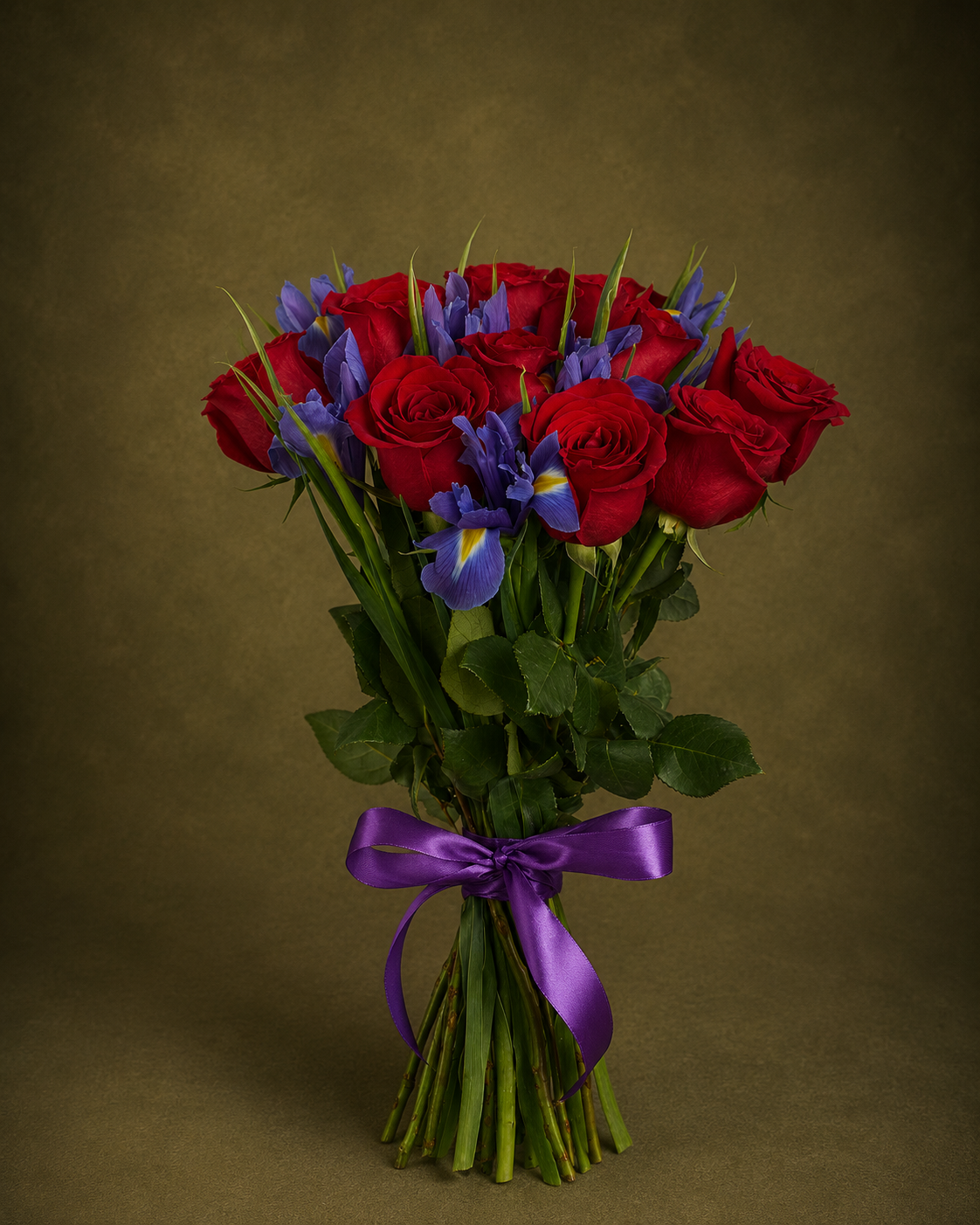 Rose and Iris Bouquet